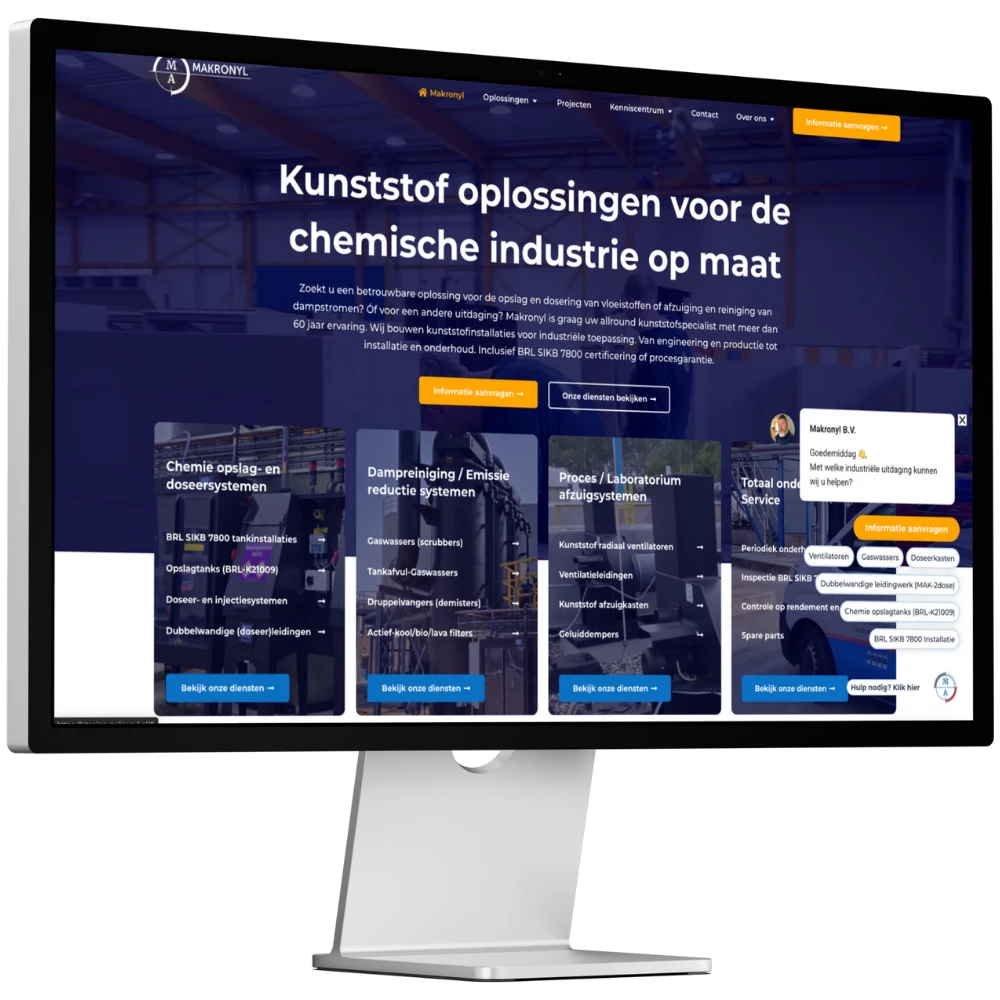 Makronyl - Website laten maken door EVO Connect