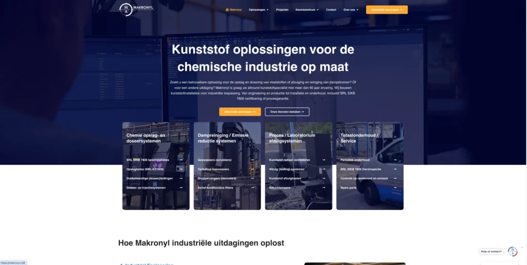 Makronyl - website laten maken - Highlight 1