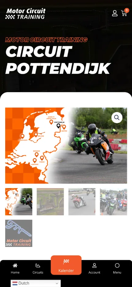 Motorcircuittraining.nl — mobiel